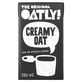 Oatly Creamy Oat Single Cream Chilled 250ml, imported from the UK