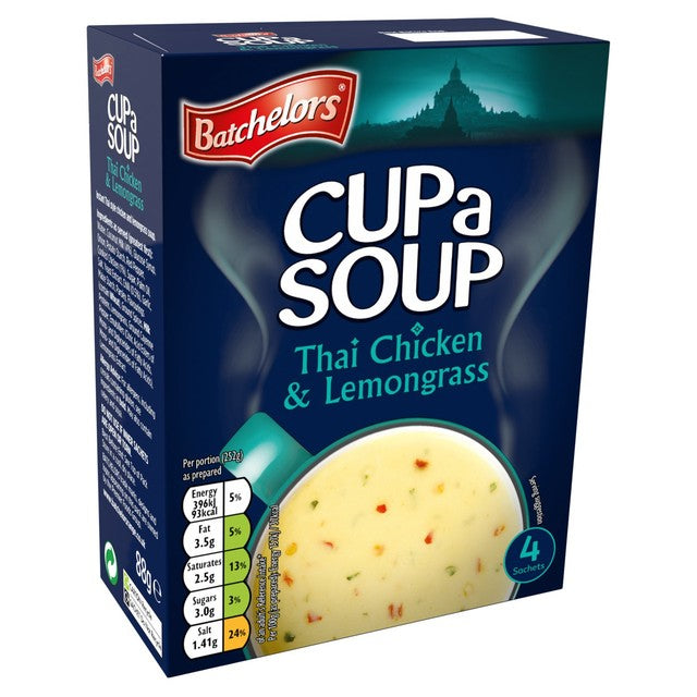 Batchelors Thai Chicken & Lemongrass Cup Soup 88g - British product