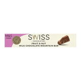 M&S Swiss Fruit & Nut Milk Chocolate Bar 100g