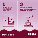 Costa medium roast coffee pods 10 pack - British product