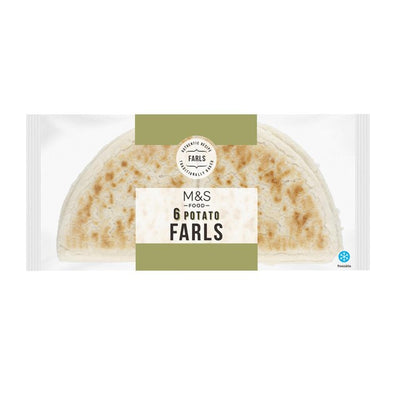 M&S Irish Potato Farls Potato Bread 6 per pack