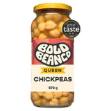 Bold Bean Co Queen Chickpeas Jarred Cooked Chickpeas 570g