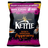 Kettle Sea Salt Crushed Black Peppercorns Potato Chips 40g