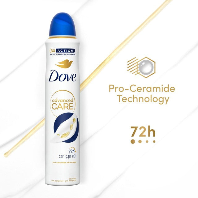 Dove Original Antiperspirant Deodorant Spray 200ml - British product