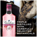 Gordon's Premium Pink flavoured gin 1L, UK version