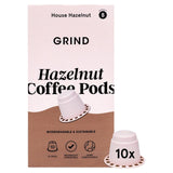 Grind Hazelnut Home-Compostable Coffee Pods 10 Pack
