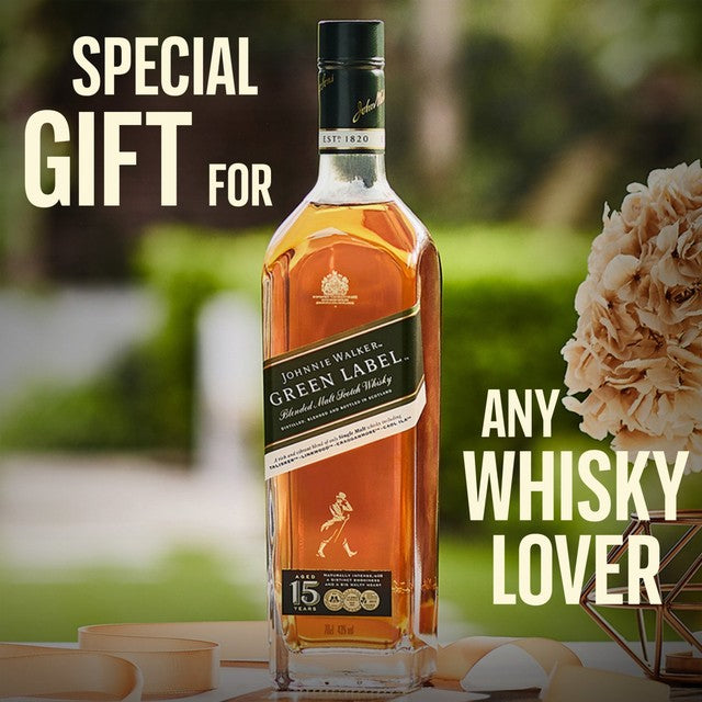 Johnnie Walker Green Label blended Scotch whisky 70cl, UK version