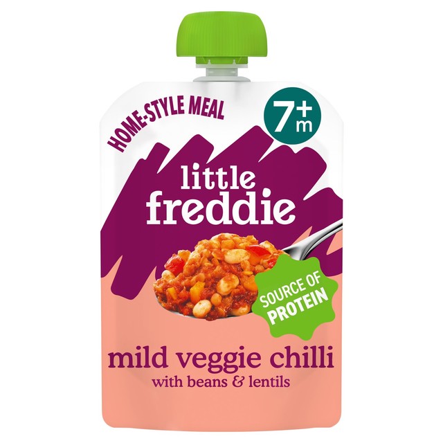 Little Freddie Veggie Chilli baby food pouch 130g, UK version