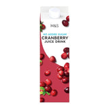 M&S No Added Sugar Cranberry Juice Drink 1L
