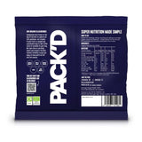 Pack'd organic blackberries 300g, imported from the UK