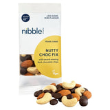 Nibble Simply Nutty Choc Fix trail mix 32g, imported from the UK
