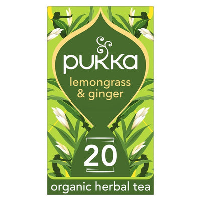 Pukka Organic Lemongrass & Ginger Herbal Tea Bags x20