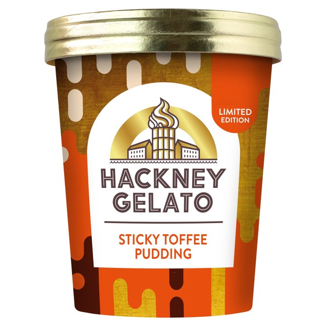 Hackney Gelato sticky toffee pudding gelato 460ml, UK version