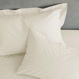 Catherine Lansfield cream polycotton pillowcase pair 50x75cm - British product