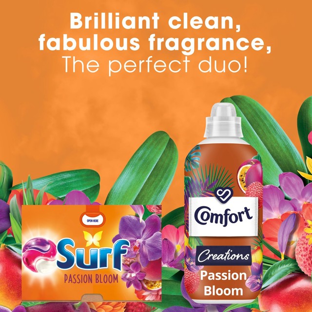 Surf Passion Bloom 3 in 1 Laundry Washing Detergent Capsules 26 Washes