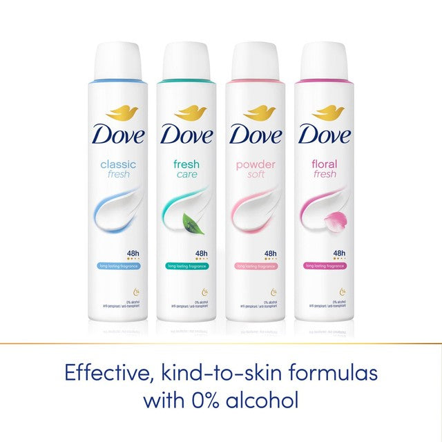 Dove powder anti-perspirant deodorant spray 200ml - British product