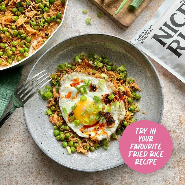 Nice Rice Pure Basmati microwave rice 250g, imported from the UK