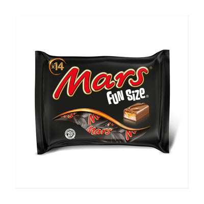 Mars Caramel Nougat Milk Chocolate Funsize Snack Bars Multipack 275g