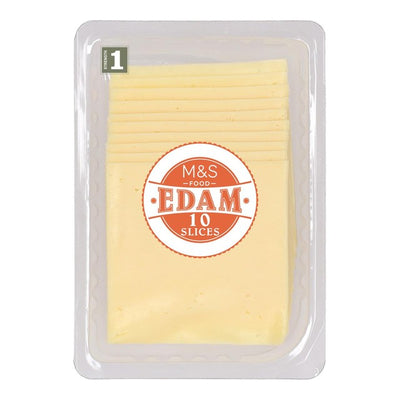 M&S Sliced Edam Cheese 10 Slices 250g