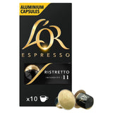 L'OR Ristretto coffee pods intensity 11 x10, UK version