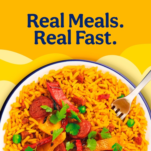 Ben's Original Paella ready meal with chorizo and vegetables 250g - British product