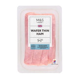 M&S wafer thin ham 125g, imported from the UK