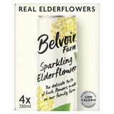 Belvoir Sparkling Elderflower Delicious & Light Cordial 4 x 330ml