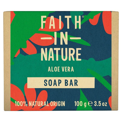 Faith in Nature Aloe Vera Pure Hand Made Soap Bar 100g