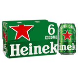 Heineken Premium Lager Beer 6 x 330ml Cans
