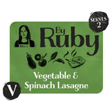 ByRuby Vegetable & Spinach Lasagne Serves 2 Frozen Ready Meal 710g