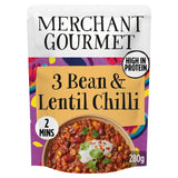 Merchant Gourmet 3 Bean & Lentil Chilli 280g - British product