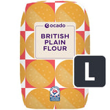 Ocado British Plain Flour For Baking 1.5kg