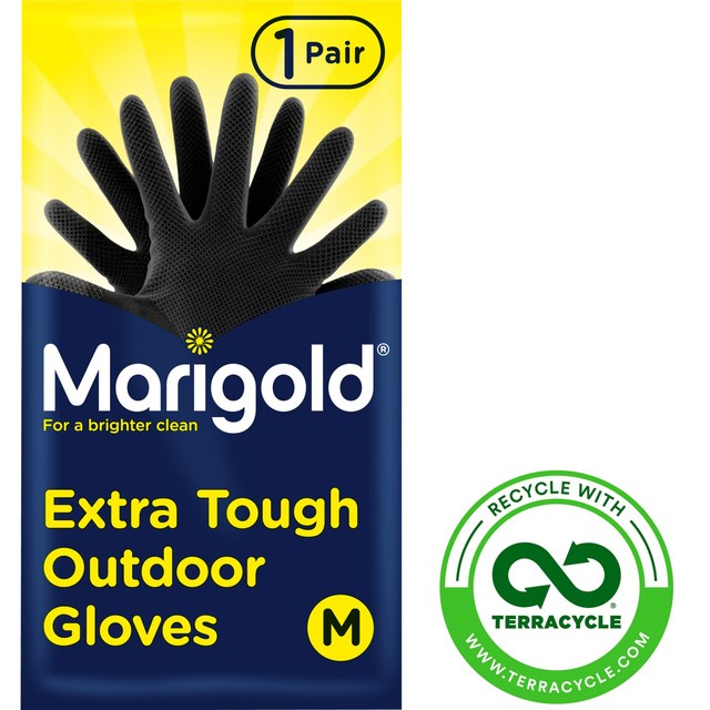 Marigold Outdoor Tough Rubber Gloves M, imported from the UK