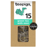 Teapigs green tea with mint tea bags 15 count (British brand)