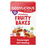 Kiddylicious Strawberry Fruity Bakes Baby Snack Bars 6 x 22g
