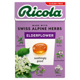 Ricola Elderflower sugar free herbal sweets 45g, imported from the UK