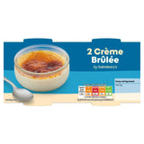 Sainsburys Vanilla Crème Brûlée 2x90g