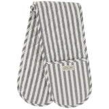 Stellar Double Oven Mitt Grey Stripe Oven Glove
