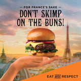 St Pierre pre-sliced brioche burger buns 4 pack (British brand)