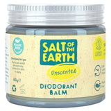 Salt of the Earth unscented natural deodorant balm 60g (British brand)