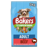 Bakers Beef with Vegetables Adult Dry Dog Food 3kg
