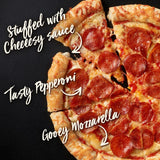 Chicago Town cheesy stuffed crust pepperoni large frozen pizza - British product