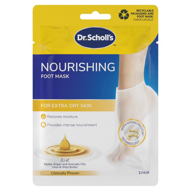 Scholl nourishing foot mask - British product