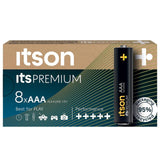 ITSON Itspremium AAA Alkaline Battery Pack of 8