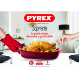 Pyrex ceramic pie dish white 25cm, imported from the UK