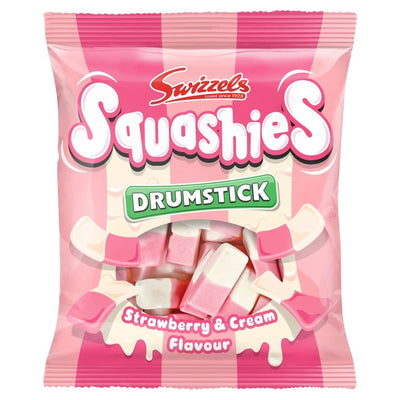 Swizzels Squashies Framboise & Crème Bonbons Gélifiés 140g