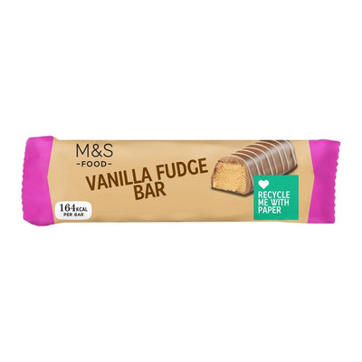 M&S Vanilla Fudge Chocolate Bar 36g