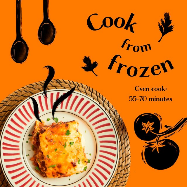 ByRuby Classic Lasagne ready meal serves 4 1420g - British product