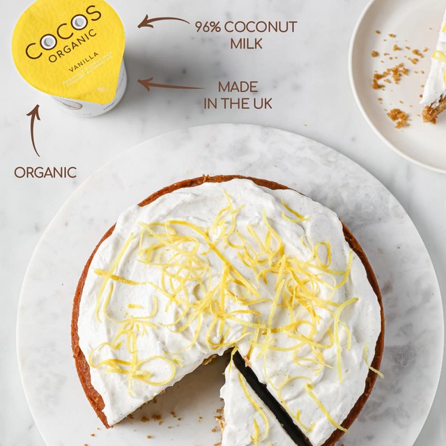 COCOS vanilla coconut milk yogurt 400g - British product