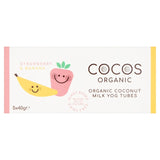 COCOS Organic Strawberry and Banana Coconut Yoghurt Tubes 5 x 40g